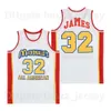 Homme Film MCDONALDDS Basketball # 32 LEBRON JAMES Maillots Équipe Couleur Bleu Blanc Respirant Lycée Pour Les Fans De Sport Uniforme Pur Coton Excellente Qualité En Vente