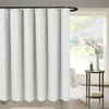 Cortina cortina cortina de banho de chuveiro impermeabilizada banheira de banho de espessura com ganchos partição de banheiro de cor sólida