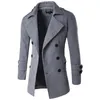 2020 가을 겨울 재킷 남자 피코트 남성 재킷과 코트 남성 브랜드 의류 chaqueta hombre 울 블렌드 남자 트렌치 m xxl lj201110