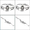 Braccialetti con ciondoli Noosa Snap Bracciale Gioielli Infinity Ginger Bottoni Chunk Polsino Fit Fai da te 18mm Snaps Drop Delivery 2021 Dhseller2010 Dhc9T