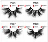 25mm 5D Cílios Vison Grosso Cruzado Crueldade Volume Lash Macio Grande Dramático Full Eye Lashes Maquiagem Tool7806156