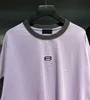 2022ss Hip Hop Muscle Fit dobladillo curvo algodón blanco impresión personalizada hombres mujeres camiseta Casual cantidad tendencia Oversize XS-L 654s255f