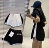 Damesshorts Dames Causaal Katoen Sexy Thuis Kort Fitness Zijstreepontwerpen Zwart witte broek