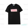 2022-Womens Mens T 셔츠 디자이너 편지 프레임 프레임 인쇄 패션 여성 티셔츠면 캐주얼 티 짧은 슬리브 고급 의류 의류 Tshirts