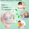 Home Mini handheld personal portable fan stroller fan car seat fan USB or 4000mAh battery powered with Flexible Tripod clamped to the student