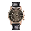 Armbandsur Mode Dam Läderband Quartz Analog Armbandsur Strass Dam Armband Set Reloj Mujer Armbandsur Hect22
