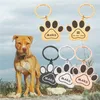 Collier de chien personnalisé étiquette de nom médaille de chien avec gravure nom numéro de téléphone accessoires pour animaux de compagnie pour chiens patte pendentif étiquettes d'identification 220610