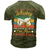Herr t-shirts skjorta för män sommar 3d öl mode tryck tee toppkläder kort ärm harjuku överdimensionerad t o nacke camisetamen's