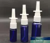 1 pçs 10ml/20ml/30ml frascos de spray nasal de plástico vazio branco bomba pulverizador névoa spray nasal recarregável embalagem