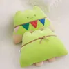 Soft Bunting Dressing Japan Mountain Cookie Man Cushion Filled Green Sofa Decor Girly For Her J220704