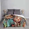 Blankets Jibaku Shounen Hanako Kun Fleece Throw Blanket Anime Yugi Amane For Home Car Super Soft Bedspread