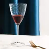 Vinglasögon Crystal Glass Golden Side Nordic Creative for Champagne Transparent Personlig Hammered Goblet Home Barwine7460315