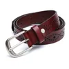 Belts Genuine Leather For Women Second Layer Cowskin Woman Belt Vintage Pin Buckle Strap Jeans Designer OndildoBelts
