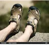 Large size sandals men 2022 summer new breathable toe sandal outdoor leisure Casual beach shoes 002 Hi-Res Blue