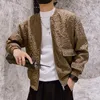 2022 가을 3D 주름 남성 재킷 패션 패션 슬림 캐주얼 폭격기 재킷 사업 캐주얼 아웃복 윈드 브레이커 코트 남자 의류