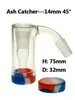 Parti e accessori per narghilè in vetro Acchiappacenere Diffusore da 14 mm con gomma. 14mm 45° o 90° CA006