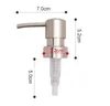 28/400 Rustproof Stainless Steel Hand Soap Dispenser Pump Tops Counter top Liquid Dispenser for Regular Plastic Glass Bottles