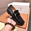 Hommes chaussures habillées en peau de vache marron noir imprimé homme d'affaires mocassins de fête bout rond sans lacet solide chaussure décontractée