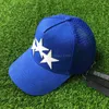 2022 Yeni cimri Kötü Şapkalar 3 Yıldız Kamyoner Kapa Siyah Canvas Yıldız Beyzbol Kapakları Trend Şapka İlkbahar Summer266E