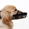 Verstelbare Hond Snuit Kleine Medium Honden Air Mesh Ademend Drinkbaar Pet Muzzles Anti-Biting Anti-Barking Licking Dog Mouth Cover JY1154