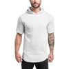 Summer Mens Tshirts Thin Section Mens Solid Color Muscle Men Slim Breatble Fitness Cotton Sports Shortsleeved Tshirt 220607