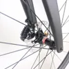 عجلة الكربون كاملة القرص الفرامل Aero Road Bike TT-X34 كابل مخفي 8.35 كجم مع 105-R7020 Groupset