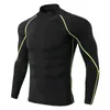 Thermal Underwear For Men High Collar Camiseta Termica Sport Thermo Shirt Quick Dry Compressed Underwear Clothes Men Bielizna 220817