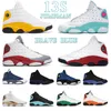 Men Women Basketball shoes 13 13s designer sports Trainers sneakers Brave Blue Bred Grey Toe Chicago Lucky Green