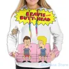 Heren Hoodies Sweatshirts Mens sweatshirt voor vrouwen grappig Beavis en butt-head print casual hoodie streatwearmen's