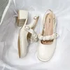 Sandalen sandaalvrouwen zomer 2022 dik met Baotou Franse minderheid Koreaanse fee -rok Mary Jane High Heelsandals