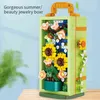 PCS Mini City Flowers Jewelry Box Building Blocys Amers Suower Butterfly Bricks Toys for Childre