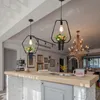 Pendant Lamps Tiffany Chandelier Restaurant Bar Coffee Shop Kitchen Sky Garden Lamp Loft Industrial Decor With LampshadePendant