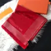 Écharpe de marque classique Luxury Fil argenté brillant en laine Dyard Dyed Fashion Mens and Women's Oversize 140x140cm Coton Écharpe sans boîte