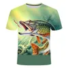 Men039s TShirts Lustige Geburtstagsgeschenke Geschenk für Vater Fishinger TShirt 3D MEER Thunfisch Bedrucktes T-Shirt Männer Fischer Witz 3020522