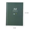 365 Planner Agenda Notebook Colorful Inner Page Illustration Yearly Daily Plan Journal Diary Book Record Life Stationery Gifts 220711