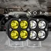 Faro LED per auto Faretti a LED Illuminazione ausiliaria per auto Fendinebbia per moto 12V 24V Per biciclette Accessori moto Auto