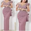 2022 New V Neck Straight Evening dresses Long Caftan Party Crystals Beading Evening Gowns Vestidos Formals Dubai Dress Prom Gown