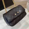 Дамы Crossbody Дизайнерские Сумки Сплошной Цвет Натуральная Кожа Классические Сумки Diamond Стеганые Стеганые Стега Сумка Доска Mini Жемчужный Золотой Тон Металл 202