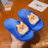 Pink Rabbit Cartoon Children Slippers Summer Soft Sole inomhus badrumskor pojke flicka icke-halkt komfort hem tofflor babyskor 220623