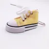 Designer Mini Canvas Shoes Keychains Fashion Bicycle Motorcycle Foot Support Shoe Keychain Adult Child Bag Charms Jewelry Gift