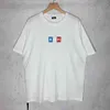 Kleidung T-shirt Sommer Kith Frankreich Flagge Emboridery T-shirt Männer Frauen Hohe Qualität Top Tees Hip-Hop Skateboard Cottonjthf