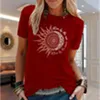 Plus Größe Xs-3xl 4xl Damen T-shirt Tier Blumen Druck Kurzarm T-shirt Weibliche Tops