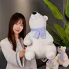 Children Kawaii Polar Bear Plush Soft Stuffed Animal Doll Baby Lovely Girl Toys Christmas Gift Home Decor1397892