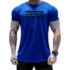 Varumärke mens tshirt joggar sportande smala tees skjorta man bara gym fitness kort ärm tshirt bodybuilding kläder träning tops 220621