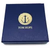 Pulseira Tom Hope 4 tamanhos artesanal gelo azul correntes de corda pulseira de âncora de aço inoxidável com caixa e etiqueta TH4288t7779150