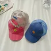 Kids Solid Color Embroidered Children Snapback Caps Baseball Cap Spring Summer Hip Hop Boy Girl Baby Mesh Hats for 3-8 Years