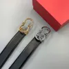 Designer riem Luxe herenriemen effen kleur met trendy Business metalen gespriem Hoge kwaliteit mode casual temperament veelzijdige manbelt zeer goed