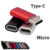 Convertisseur d'adaptateur Micro vers Type C Conversion USB en adaptateur de port Micro Synchronisation de charge avec coque en alliage d'aluminium