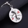 Keychains Fashion Creative Russian Turntable Key Chain Rotertable Aircraft Compass Keychain Gifts for Menwomen Jewelry Enek22