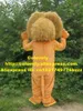 Mascotte costume de poupée Cool Orange Jaune Lion Mascotte Costume Mascotte Simbalion Simba Lionne Adulte Aux Poils Touffus Bruns Grands Yeux No.1728 Fr